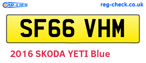 SF66VHM are the vehicle registration plates.