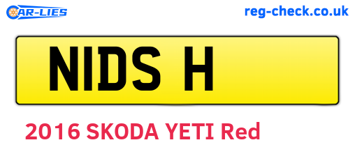 N1DSH are the vehicle registration plates.