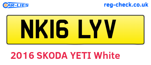 NK16LYV are the vehicle registration plates.