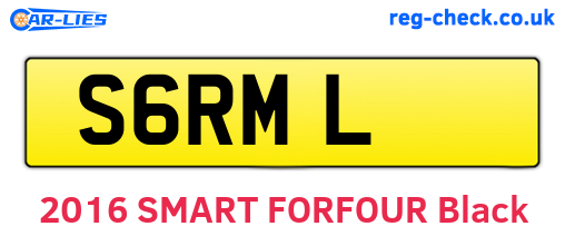 S6RML are the vehicle registration plates.