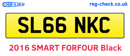 SL66NKC are the vehicle registration plates.