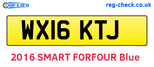 WX16KTJ are the vehicle registration plates.