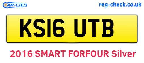 KS16UTB are the vehicle registration plates.
