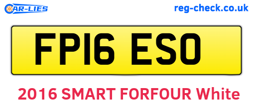 FP16ESO are the vehicle registration plates.