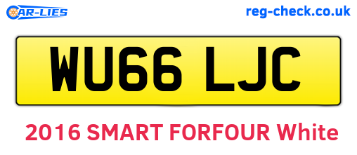 WU66LJC are the vehicle registration plates.