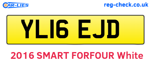 YL16EJD are the vehicle registration plates.