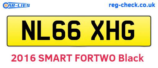 NL66XHG are the vehicle registration plates.