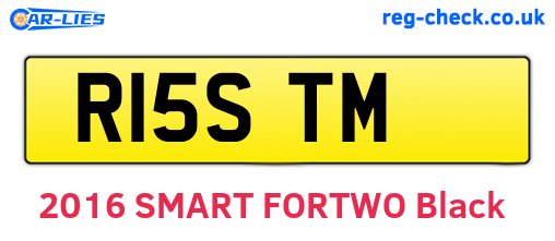 R15STM are the vehicle registration plates.
