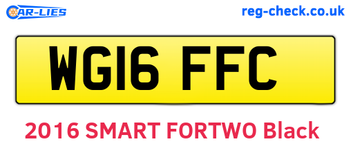 WG16FFC are the vehicle registration plates.