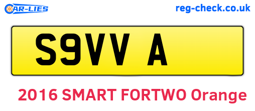 S9VVA are the vehicle registration plates.