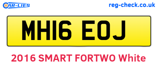 MH16EOJ are the vehicle registration plates.