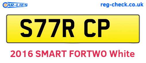S77RCP are the vehicle registration plates.