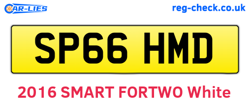 SP66HMD are the vehicle registration plates.
