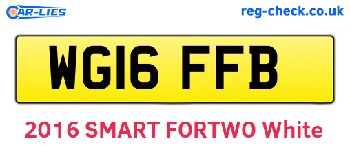 WG16FFB are the vehicle registration plates.