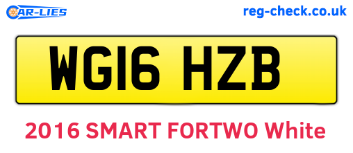 WG16HZB are the vehicle registration plates.