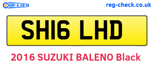 SH16LHD are the vehicle registration plates.