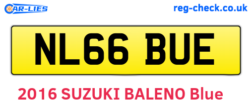 NL66BUE are the vehicle registration plates.