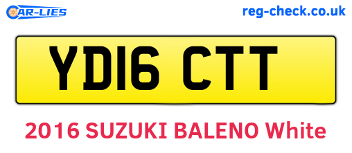 YD16CTT are the vehicle registration plates.