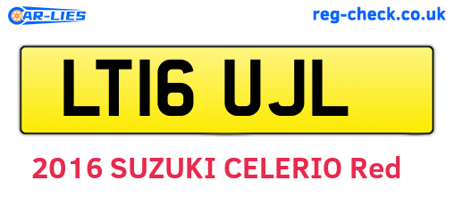 LT16UJL are the vehicle registration plates.