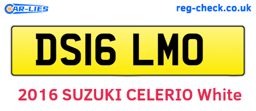 DS16LMO are the vehicle registration plates.
