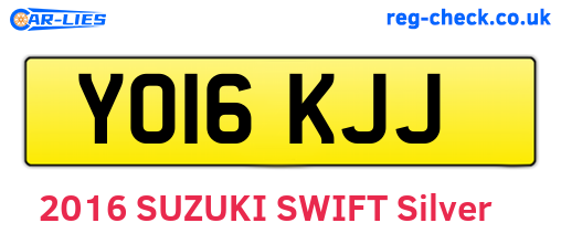 YO16KJJ are the vehicle registration plates.