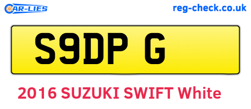 S9DPG are the vehicle registration plates.