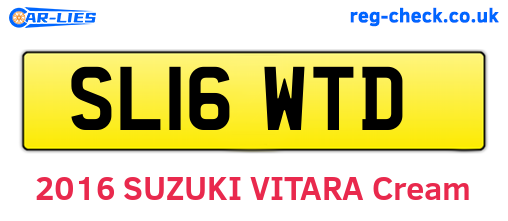 SL16WTD are the vehicle registration plates.