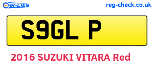 S9GLP are the vehicle registration plates.