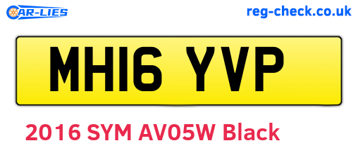 MH16YVP are the vehicle registration plates.