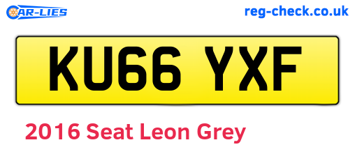 Grey 2016 Seat Leon (KU66YXF)