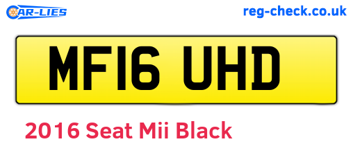 Black 2016 Seat Mii (MF16UHD)