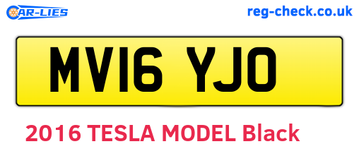 MV16YJO are the vehicle registration plates.