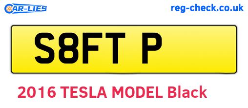 S8FTP are the vehicle registration plates.