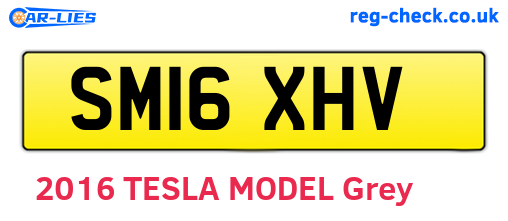 SM16XHV are the vehicle registration plates.