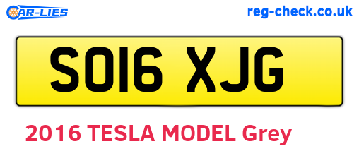 SO16XJG are the vehicle registration plates.