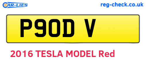 P9ODV are the vehicle registration plates.