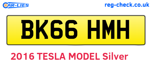 BK66HMH are the vehicle registration plates.