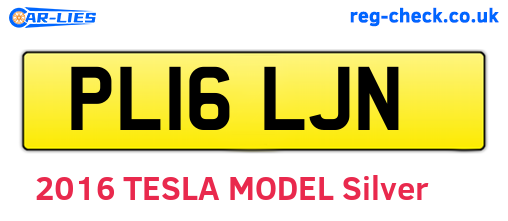 PL16LJN are the vehicle registration plates.