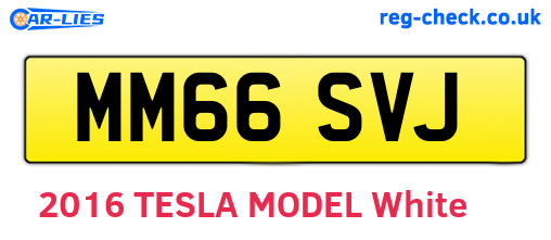 MM66SVJ are the vehicle registration plates.