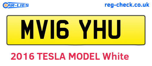 MV16YHU are the vehicle registration plates.