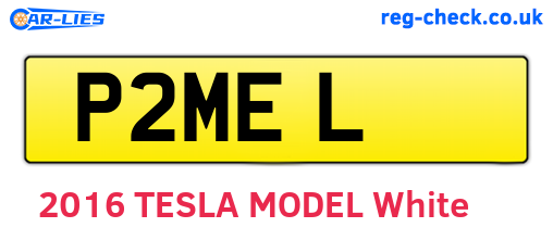 P2MEL are the vehicle registration plates.