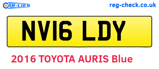 NV16LDY are the vehicle registration plates.
