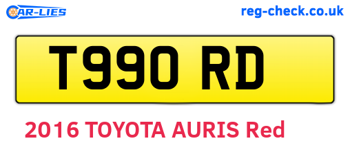 T99ORD are the vehicle registration plates.