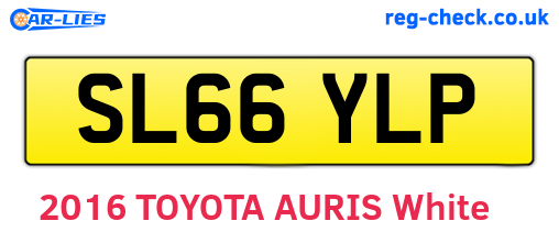SL66YLP are the vehicle registration plates.