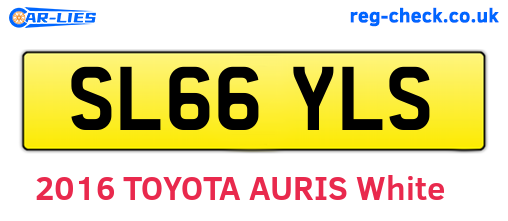 SL66YLS are the vehicle registration plates.