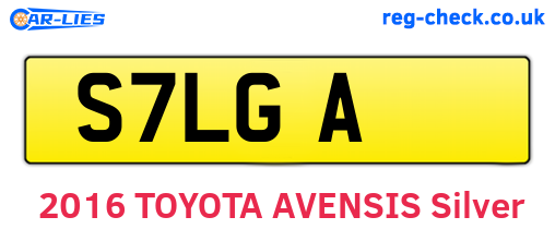S7LGA are the vehicle registration plates.