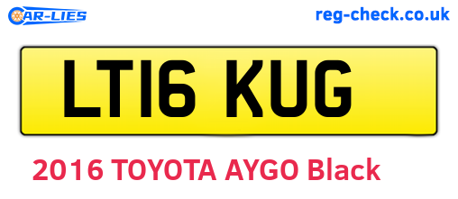 LT16KUG are the vehicle registration plates.