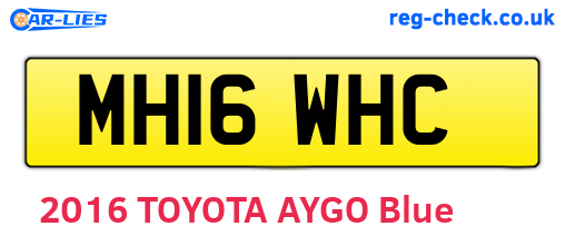 MH16WHC are the vehicle registration plates.