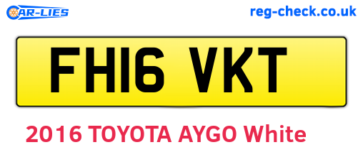 FH16VKT are the vehicle registration plates.