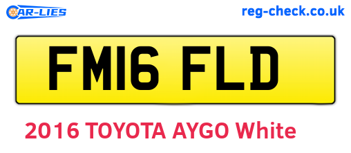 FM16FLD are the vehicle registration plates.
